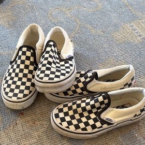 Vans Kids Slip-On. Haven’t thrown in washing machine yet. $40 for all 3.